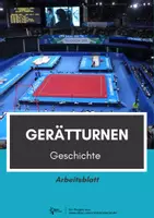Vorschau - Arbeitsblätter - Gerätturnen ⎮ Geschichte - Sachtext mit Aufgaben für Klasse 5 bis 8 - Deckblatt