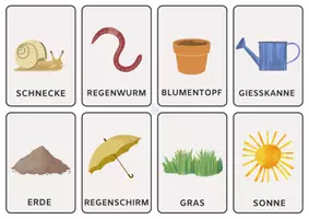 Vorschau - Spiele - Frühling Wortschatzkarten - Seite 3