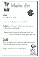 Vorschau - Arbeitsblätter - das oder dass Arbeitsheft Hundeklasse Deutsch - Seite 2