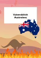 Vorschau - Arbeitsblätter - Vulnerabilität Australiens - Deckblatt