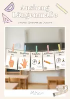 Vorschau - Poster - Mathe Aushänge: Längenmaße (mm, cm, m, km) – 2 Varianten - Deckblatt