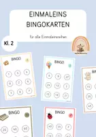 Vorschau - Spiele - Bingo zum Einmaleins üben - Deckblatt