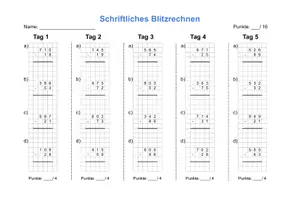Vorschau - Arbeitsblätter - Schriftliche Subtraktion bis ZR 1000 Klasse 3 - Seite 2