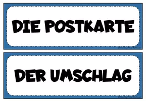 Vorschau - Mal- und Bastelvorlagen - Einen Brief schreiben - Tafelmaterial & Muster - Seite 2
