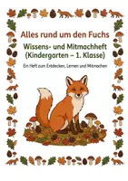 Vorschau - Arbeitsblätter - Alles rund um den Fuchs – Wissens- & Mitmach-Heft (Kindergarten–1. Klasse) - Deckblatt