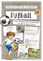 Vorschau - Stundenentwürfe - Fußball in der Grundschule - Klasse 2-4 (Sportunterricht) - Deckblatt