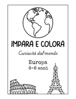 anteprima - Schede informative - Workbook geografico | Europa | schede didattiche 6-8 anni - Pagina 1