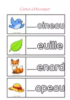 Aperçu - Feuilles d'exercices - Discrimination de la lettre initiale + Sous Main CAA - Page de couverture