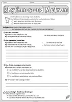 Vorschau - Arbeitsblätter - Metrum und Vers - dreifach differenziertes Übungsmaterial - Sachtext, Arbeitsblätter und Lösungen - Sekundarstufe 1 - ab Klasse 5 - Seite 3