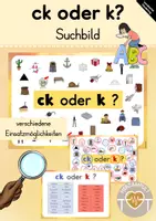 Vorschau - Arbeitsblätter - ck oder k? (Rechtschreibung - SPARPAKET) - Seite 1