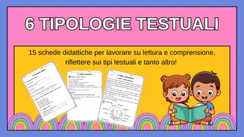 anteprima - Esercizi - Tipologie testuali: lettura e comprensione & altro - Pagina di copertina