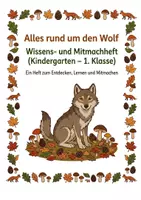 Vorschau - Arbeitsblätter - Alles rund um den Wolf – Wissens‑ & Mitmachheft (Kindergarten – 1. Klasse) - Deckblatt
