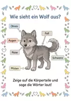 Vorschau - Arbeitsblätter - Alles rund um den Wolf – Wissens‑ & Mitmachheft (Kindergarten – 1. Klasse) - Seite 1