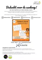 Voorbeeld - Koningsdag - Dobbel & Schrijf - Pagina 1