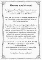 Vorschau - Mal- und Bastelvorlagen - Das kleine 1x1 - Kooperatives Poster fürs Klassenzimmer ca. 61x61 cm - Seite 2