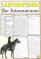 Vorschau - Arbeitsblätter - Der Schimmelreiter (Theodor Storm), Lesen und verstehen Arbeitsblätter mit Lesetext, Fragen - Deckblatt