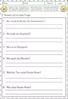 Vorschau - Arbeitsblätter - Der Schimmelreiter (Theodor Storm), Lesen und verstehen Arbeitsblätter mit Lesetext, Fragen - Seite 3