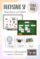 Vorschau - Fördermaterial/Inklusion - Buchstabeneinführung Sp sp - Bildwortkarten und Tafelbilder - Deckblatt