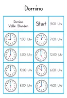Vorschau - Spiele - Uhr Domino Volle Stunden - zweifach differenziert - Seite 2