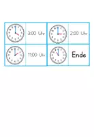 Vorschau - Spiele - Uhr Domino Volle Stunden - zweifach differenziert - Seite 3