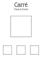Aperçu - Feuilles d'exercices - Tracer les formes – Cahier d’activités Maternelle (PS MS GS) - Page 3