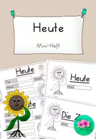 Vorschau - Arbeitsblätter - Miniheft Heute/Die Zeit Freebie - Deckblatt