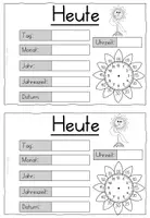 Vorschau - Arbeitsblätter - Miniheft Heute/Die Zeit Freebie - Seite 3