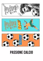 anteprima - Materiale per pittura e bricolage - Kit 15 Segnalibri Premium da Stampare: Dinosauri, Calcio - Pagina 2
