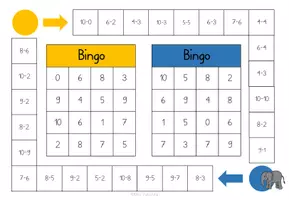 Vorschau - Spiele - Würfel Bingo Rechnen bis 20- spielend lernen - Seite 3