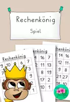 Vorschau - Spiele - Rechenkönig - spielerisch rechnen (3-fach differenziert) - Deckblatt