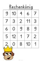 Vorschau - Spiele - Rechenkönig - spielerisch rechnen (3-fach differenziert) - Seite 1