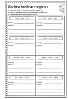 Vorschau - Arbeitsblätter - Übungen Rechtschreibstrategien (angelehnt an Fresch) - Deckblatt