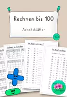 Vorschau - Arbeitsblätter - Rechnen bis 100 differenziert - ZE +/- ZE - Deckblatt