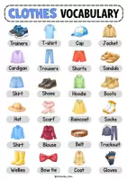 Vorschau - Stationenlernen - Clothes (I have,who has?) - Seite 1