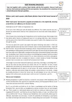 Vorschau - Arbeitsblätter - Deep Reading Dialogues: article on feeling human (again) - Seite 1
