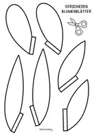 Vorschau - Arbeitsblätter - Blumen zum Ausmalen, Prickeln & Basteln für den Muttertag - Seite 1