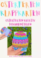 Vorschau - Arbeitsblätter - 🐣🥚 Osterferien-Klappkarten – Osterferien kreativ dokumentieren 🌷✏️ - Deckblatt