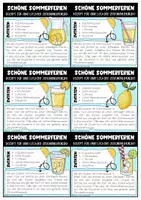Vorschau - Anderer Materialtyp - Feriengruß/Feriengeschenk Zitronenlimonade Rezeptkarte - Seite 2