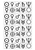 Vorschau - Arbeitsblätter - Astronomische Symbole der Planeten - Seite 3