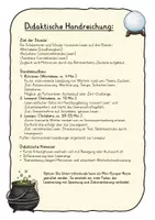 Vorschau - Stundenentwürfe - Kl.2: Lesespaziergang Zauberstunde fünffach differenziert mit Zusatzmaterial - Seite 1