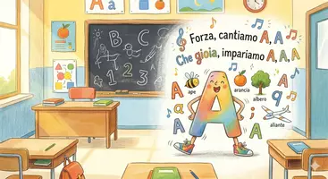 anteprima - Flashcard - La Canzoncina della A - Immagini originali - Pagina 2