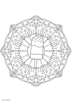 Vorschau - Mal- und Bastelvorlagen - Sommer Mandala Ausmalbilder | Meer, Strand, Eis, Tiere | Kunst - Seite 2