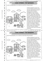 Vorschau - Arbeitsblätter - Leseförderung (Lesen und Malen) - Seite 3