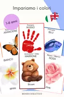 anteprima - Flashcard - 50 Flashcard colori ITA-ENG | Didattica prescolare - Pagina di copertina