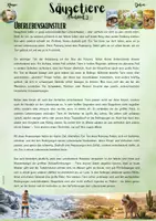 Vorschau - Unterrichtsreihen - Die Säugetiere: „Überlebenskünstler – Anpassung von Säugetieren verstehen“ (5. & 6. Klasse | Nawi | Biologie) - Seite 1