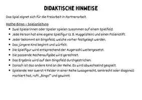 Vorschau - Spiele - Mathe Bingo Division mit 2 - Klasse 2 - Seite 1