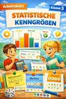 Vorschau - Arbeitsblätter - Arbeitsblatt Statsistische Kenngrößen - Deckblatt