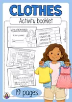 Vista previa - Unidades / Secuencias / Situaciones de Aprendizaje - Clothes - Activity Booklet - Portada