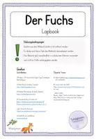 Vorschau - Arbeitsblätter - Fuchs - Lapbook (für Klasse 1/2) - Seite 1