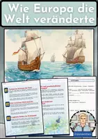 Vorschau - Arbeitsblätter - Globalisierung einfach erklärt – Wie Europa die Welt veränderte - Deckblatt